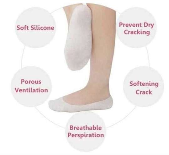 Silicone Feet Protectors - Anti Crack Silicone Foot Socks