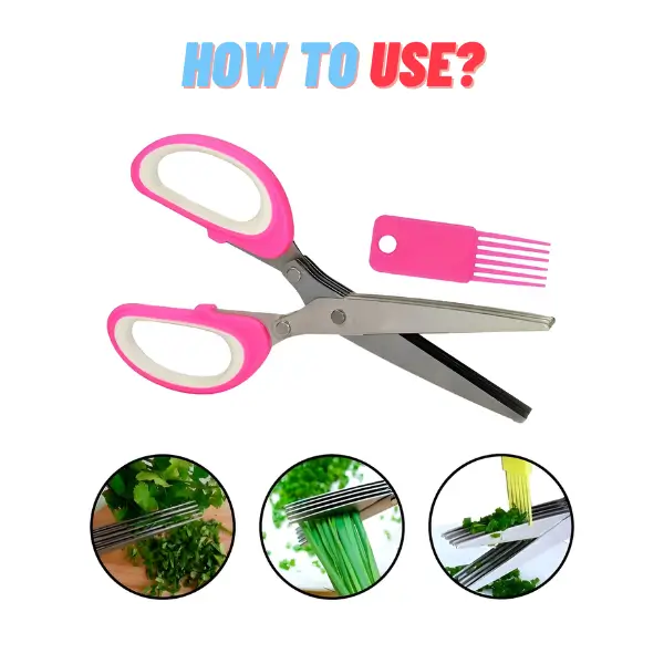 How to use High Quality 5 Layers Herb Scissors