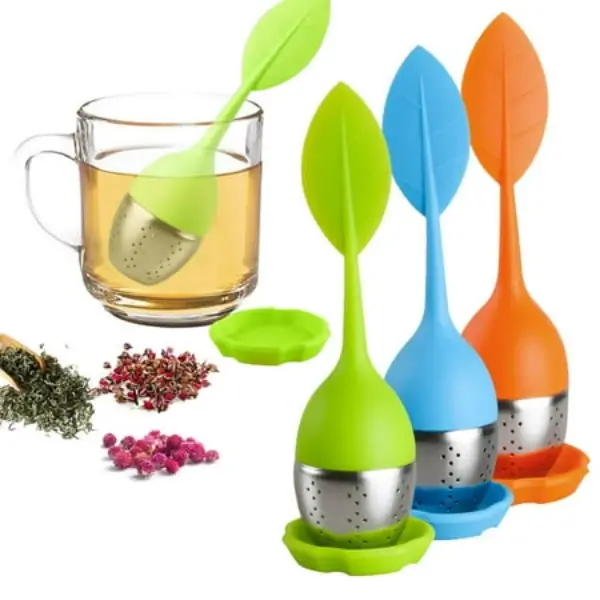 Leaf Shaped Stainless Steel Filter Tea Ball Strainer