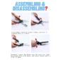 Assembling & Disassembling of 2 In 1 Knife With Cutting Board For Chopping