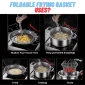 Foldable Frying Basket Uses